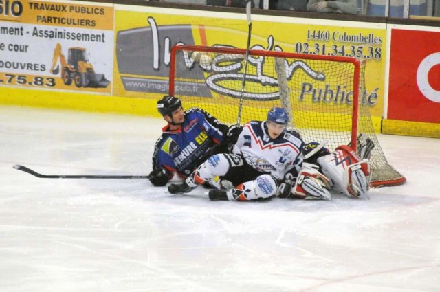 Photo hockey match Caen  - Brest  le 04/12/2009