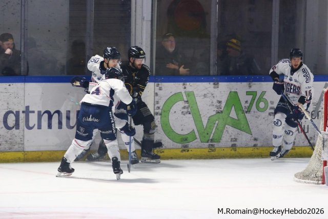 Photo hockey match Rouen - Angers  le 04/03/2026