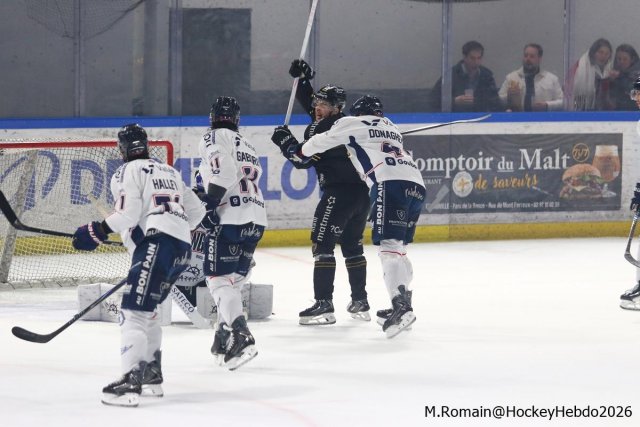 Photo hockey match Rouen - Angers  le 04/03/2026