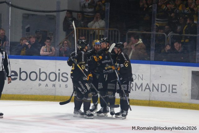 Photo hockey match Rouen - Angers  le 04/03/2026