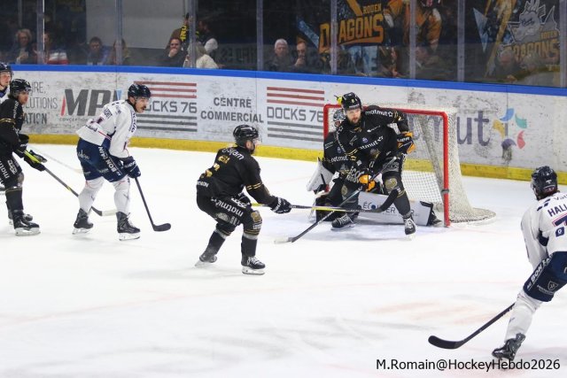 Photo hockey match Rouen - Angers  le 04/03/2026