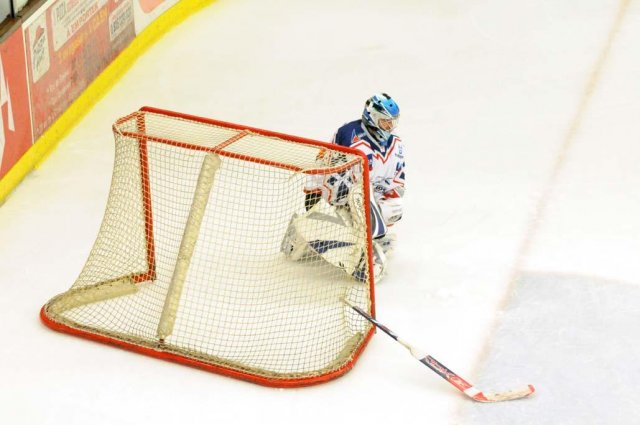 Photo hockey match Caen  - Brest  le 04/12/2009