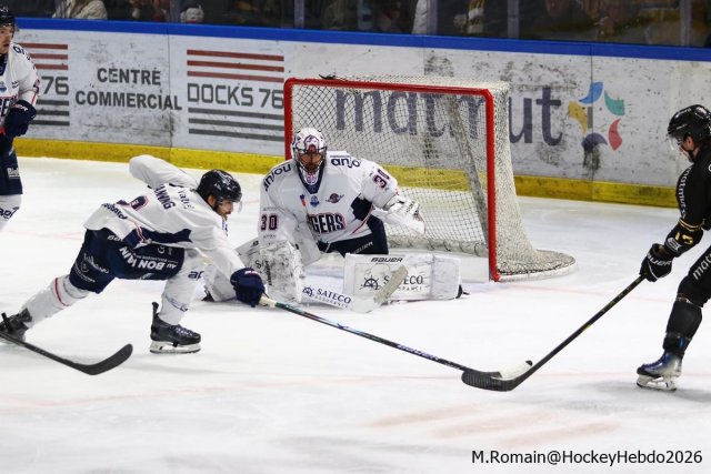 Photo hockey match Rouen - Angers  le 04/03/2026
