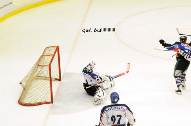 Photo hockey match Caen  - Brest  le 04/12/2009