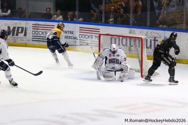 Photo hockey match Rouen - Angers  le 04/03/2026