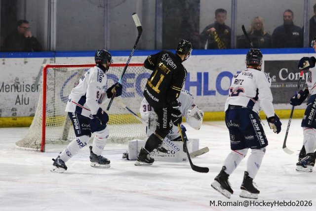 Photo hockey match Rouen - Angers  le 04/03/2026