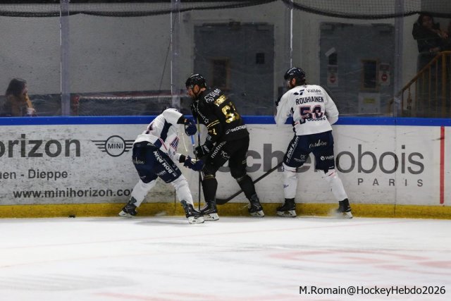Photo hockey match Rouen - Angers  le 04/03/2026