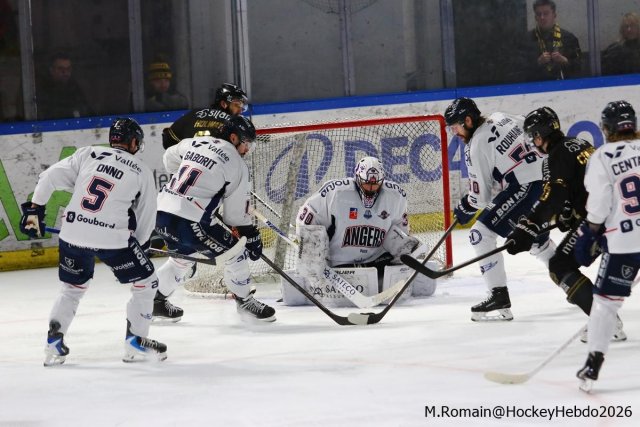 Photo hockey match Rouen - Angers  le 04/03/2026