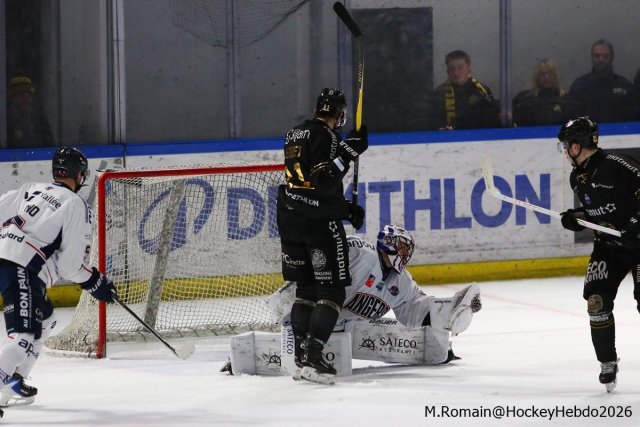Photo hockey match Rouen - Angers  le 04/03/2026