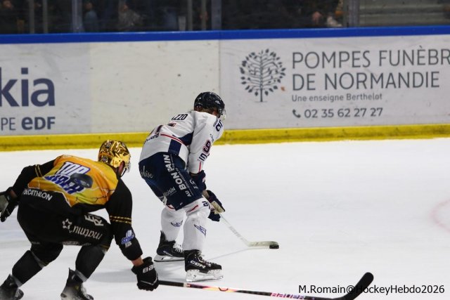 Photo hockey match Rouen - Angers  le 04/03/2026