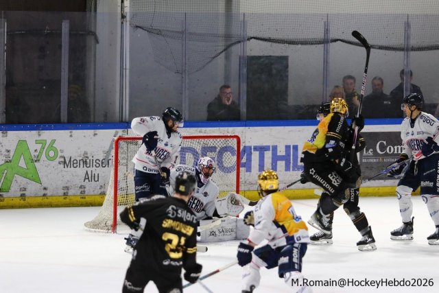 Photo hockey match Rouen - Angers  le 04/03/2026