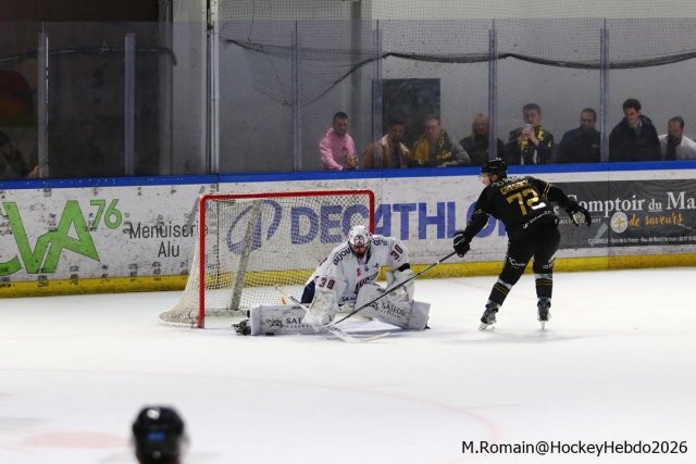 Photo hockey match Rouen - Angers  le 04/03/2026