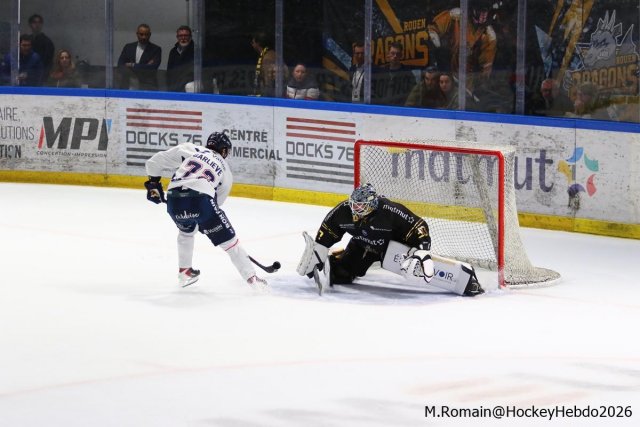 Photo hockey match Rouen - Angers  le 04/03/2026