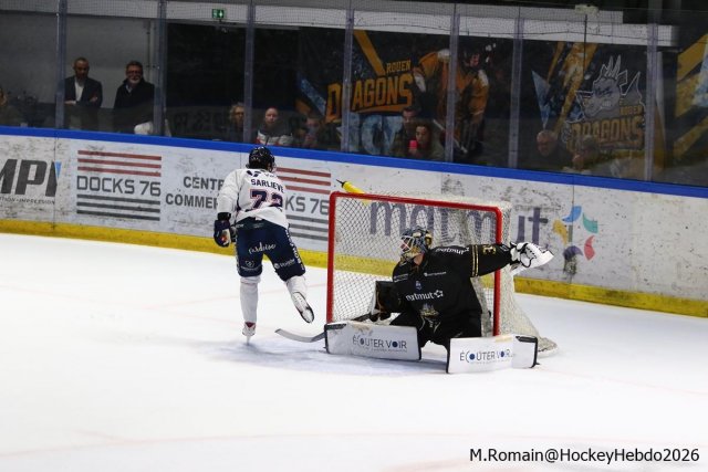 Photo hockey match Rouen - Angers  le 04/03/2026