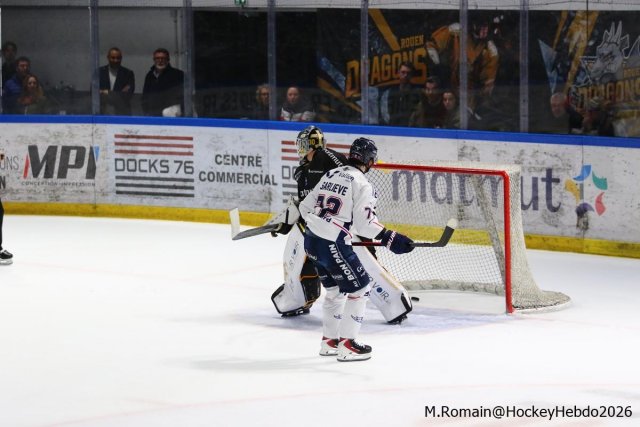 Photo hockey match Rouen - Angers  le 04/03/2026
