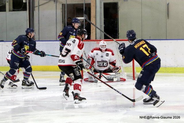 Photo hockey match Nice - Amiens  le 04/03/2026