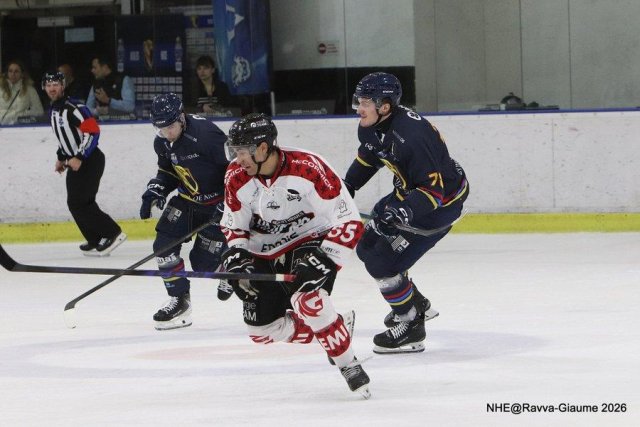 Photo hockey match Nice - Amiens  le 04/03/2026