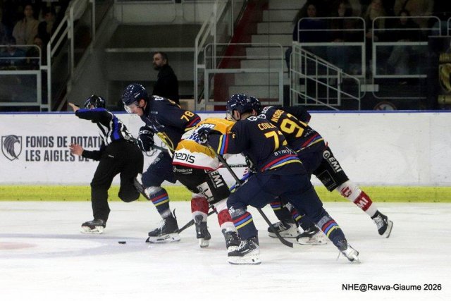 Photo hockey match Nice - Amiens  le 04/03/2026