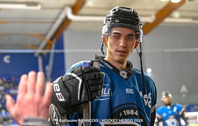 Photo hockey match Nantes - Lyon le 07/03/2026