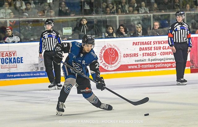 Photo hockey match Nantes - Lyon le 07/03/2026