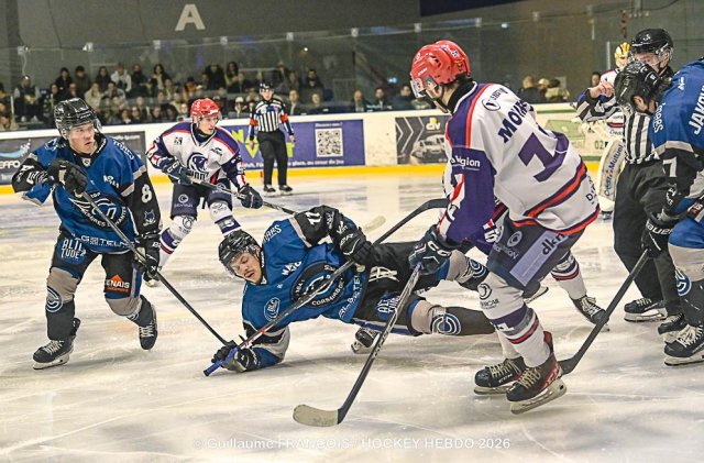 Photo hockey match Nantes - Lyon le 07/03/2026
