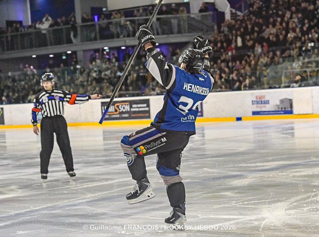 Photo hockey match Nantes - Lyon le 07/03/2026
