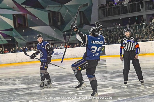 Photo hockey match Nantes - Lyon le 07/03/2026
