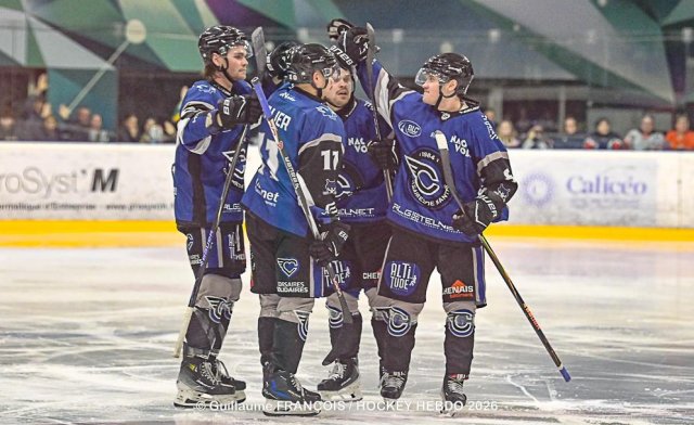 Photo hockey match Nantes - Lyon le 07/03/2026