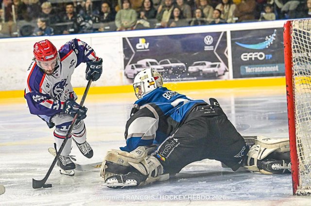 Photo hockey match Nantes - Lyon le 07/03/2026