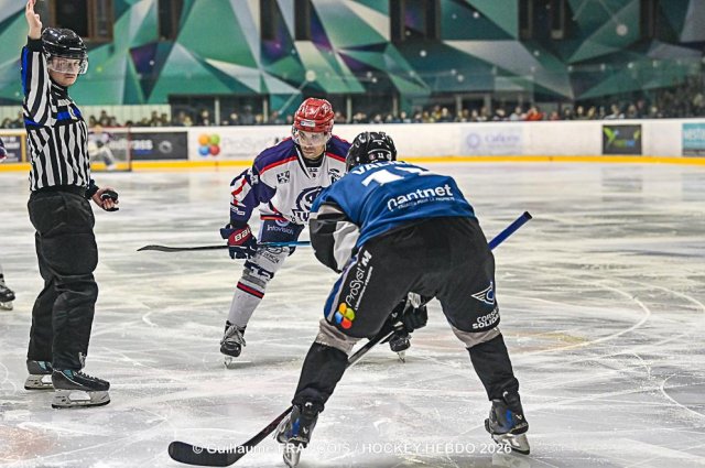 Photo hockey match Nantes - Lyon le 07/03/2026