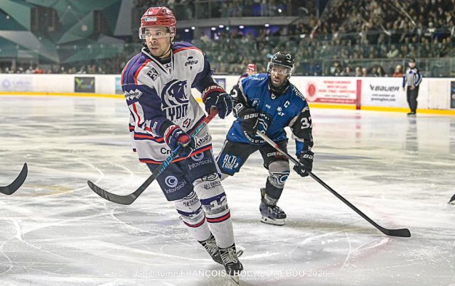 Photo hockey match Nantes - Lyon le 07/03/2026