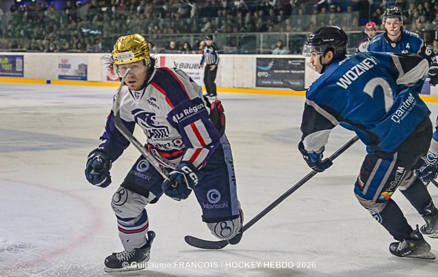 Photo hockey match Nantes - Lyon le 07/03/2026