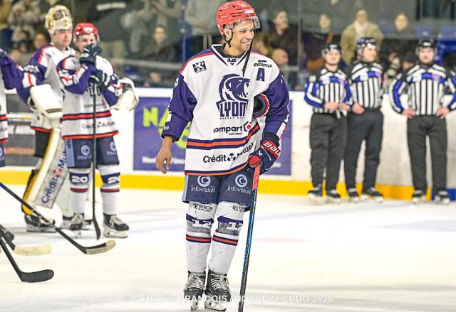 Photo hockey match Nantes - Lyon le 07/03/2026