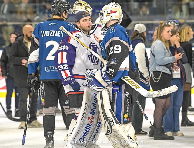 Photo hockey match Nantes - Lyon le 07/03/2026