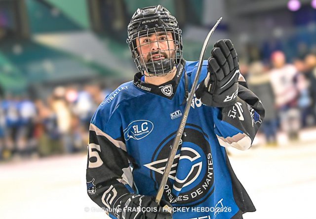 Photo hockey match Nantes - Lyon le 07/03/2026