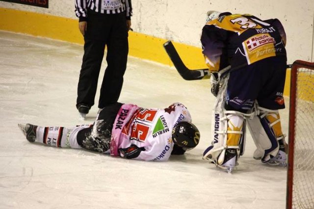 Photo hockey match Chamonix  - Amiens  le 04/12/2009