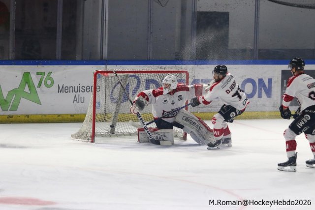 Photo hockey match Rouen - Amiens  le 13/03/2026