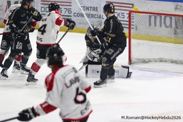 Photo hockey match Rouen - Amiens  le 13/03/2026
