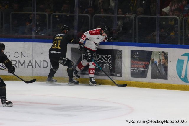 Photo hockey match Rouen - Amiens  le 13/03/2026