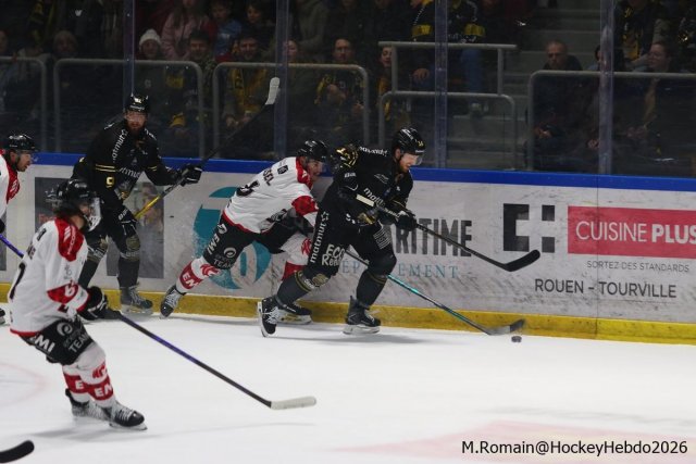 Photo hockey match Rouen - Amiens  le 13/03/2026