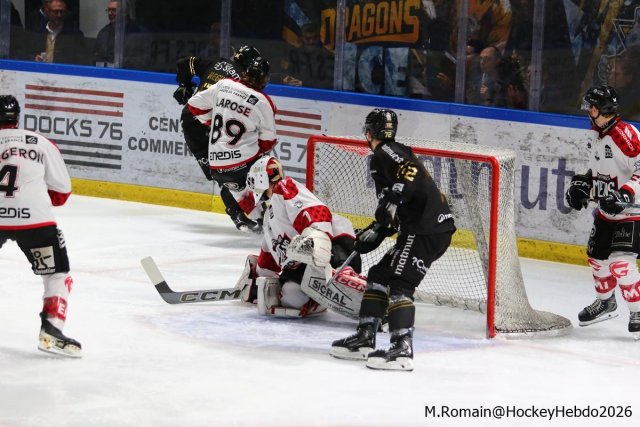 Photo hockey match Rouen - Amiens  le 13/03/2026