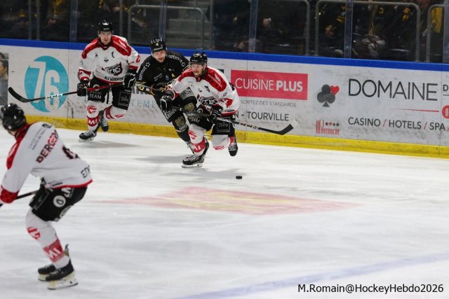 Photo hockey match Rouen - Amiens  le 13/03/2026