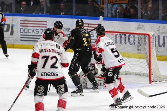 Photo hockey match Rouen - Amiens  le 13/03/2026