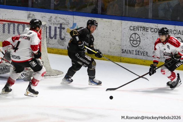 Photo hockey match Rouen - Amiens  le 13/03/2026