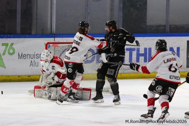 Photo hockey match Rouen - Amiens  le 13/03/2026