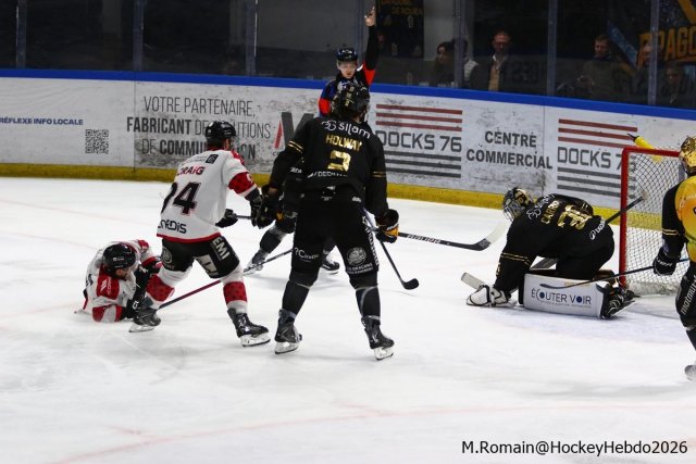 Photo hockey match Rouen - Amiens  le 13/03/2026