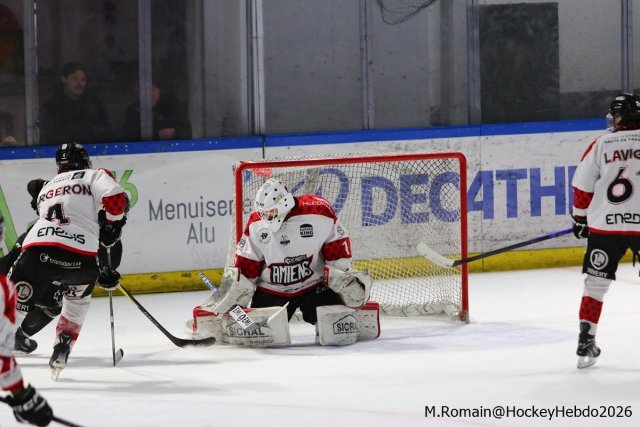 Photo hockey match Rouen - Amiens  le 13/03/2026