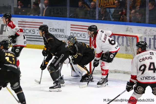 Photo hockey match Rouen - Amiens  le 13/03/2026