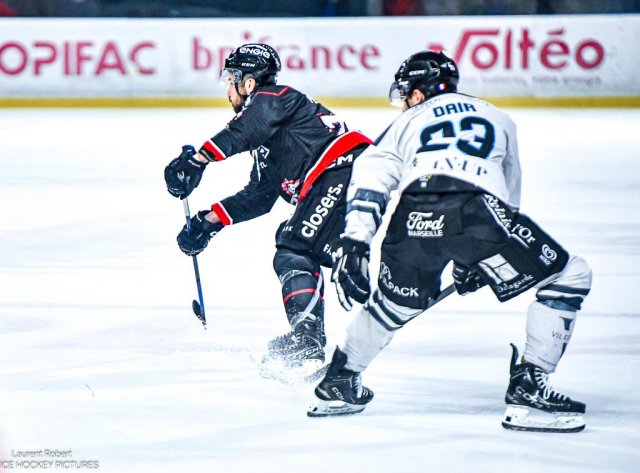 Photo hockey match Bordeaux - Marseille le 13/03/2026