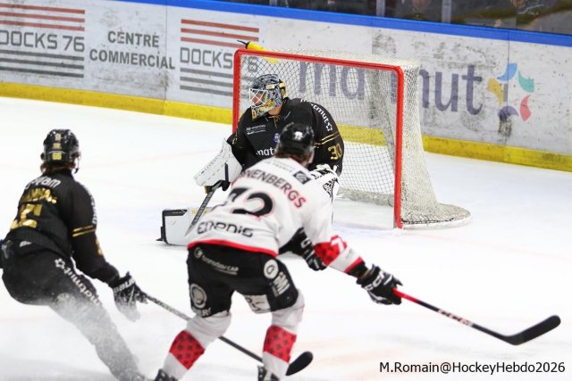 Photo hockey match Rouen - Amiens  le 14/03/2026
